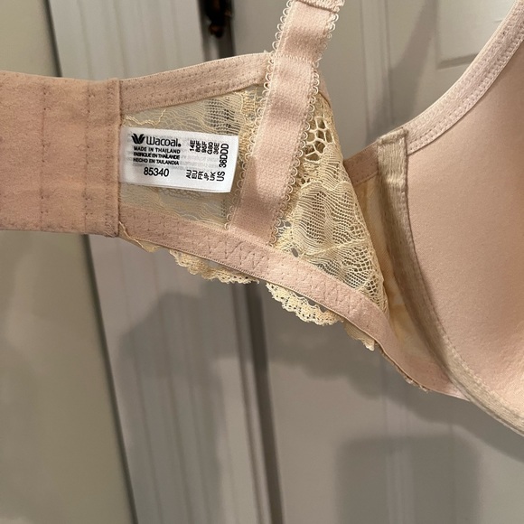 Wacoal French Garden Bra Sz 36DDD Seamless Lace Sides Underwire NWOT - Picture 6 of 6